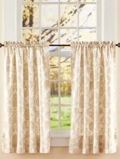 Country Floral Rod Pocket Tiers