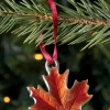 Danforth Pewter Maple Leaf Ornament