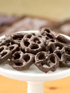 Dark Chocolate Mini Pretzels, 1.25 Pound Tub