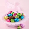 Dark or Milk Chocolate Foiled Easter Eggs, 10 Ounce Bag