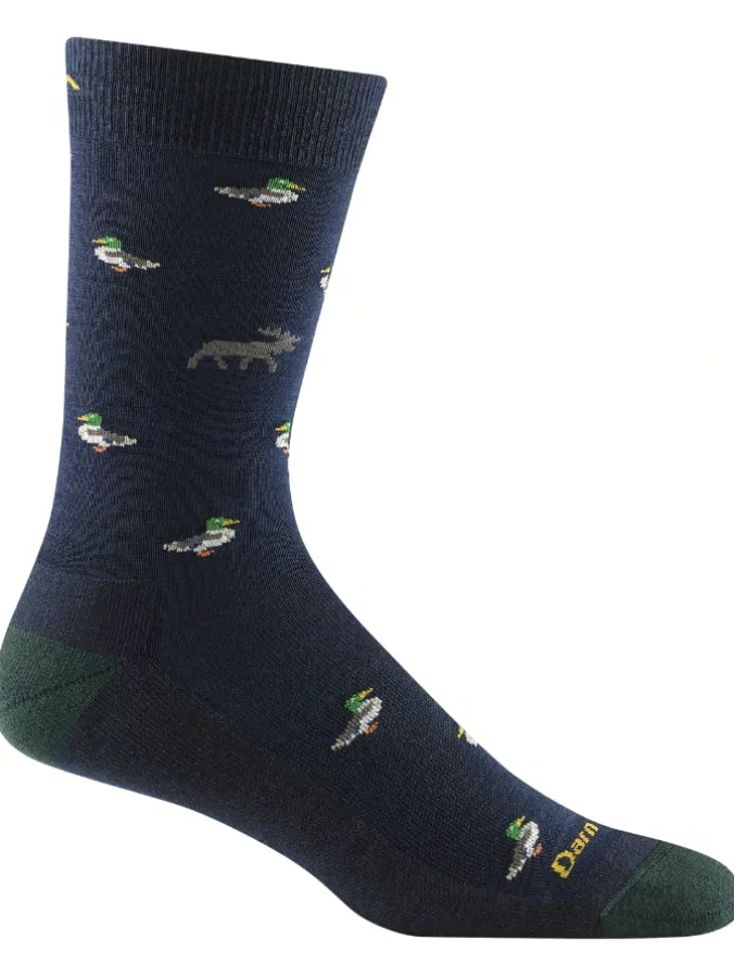 Darn Tough Men's Duck Duck Moose Crew Socks