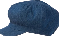 Denim Newsboy Hat