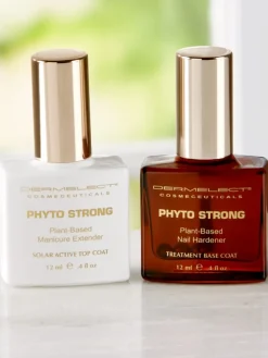 Dermelect Top Coat and Base Coat Nail Strengthener Duo