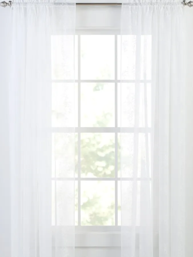 Divine Sheer Rod Pocket Curtain Panel