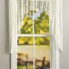 Divine Sheer Rod Pocket Swag Pair