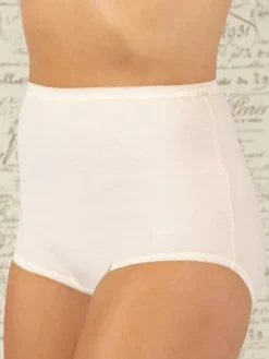 Dixie Belle Women's Full-Rise Cotton Briefs With Elastic Leg, 3 Pack