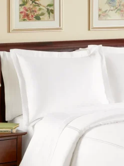 Double-Stripe Long-Staple Cotton Sateen Sheet Set