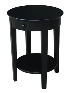 Dover Hardwood Round Accent Table