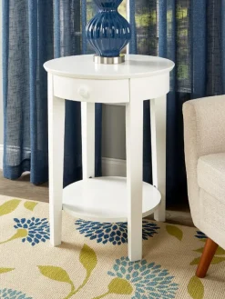 Dover Hardwood Round Accent Table