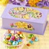 Easter Bunny and Chick Tin With Milk Chocolate Bunnies and Eggs