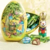 Easter Egg Tin With German Chocolates