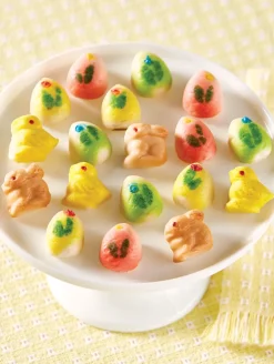 Easter Marzipan Eggs, Bunnies, and Chicks