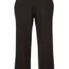 Easy-Fit Wide-Leg Knit Crop Pants