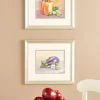 Eggplant And Pepper Framed Art Prints by Donnel Barnum, 2 Prints