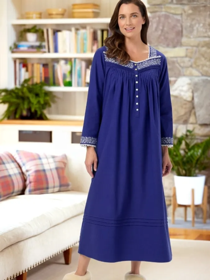 Eileen West Fairy Tale Cotton Flannel Nightgown