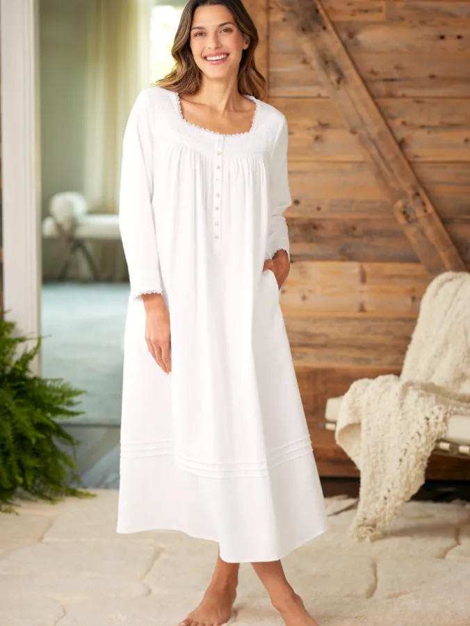 Eileen West Fairy Tale Cotton Flannel Nightgown