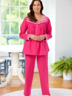 Eileen West Fairy Tale Flannel Pajama Set
