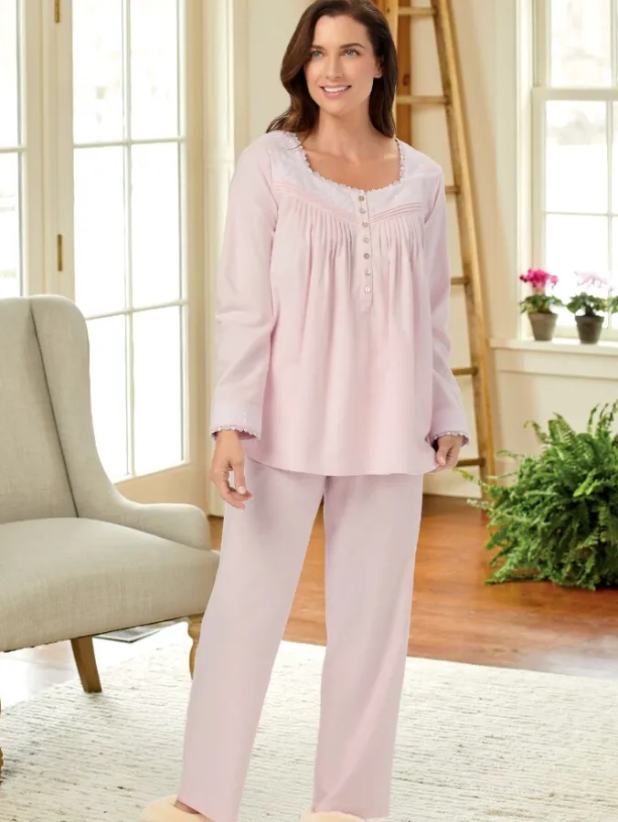Eileen West Fairy Tale Flannel Pajama Set
