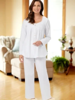 Eileen West Fairy Tale Flannel Pajama Set