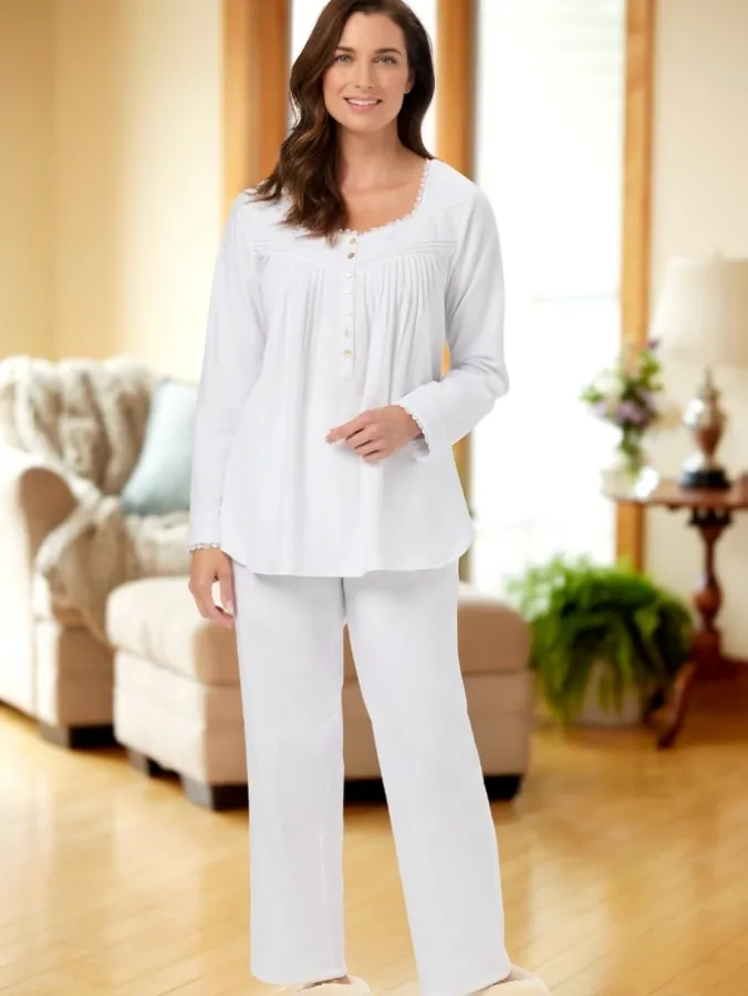 Eileen West Fairy Tale Flannel Pajama Set