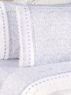 Eileen West Lavender Fields Portuguese Cotton Sateen Sheet Set