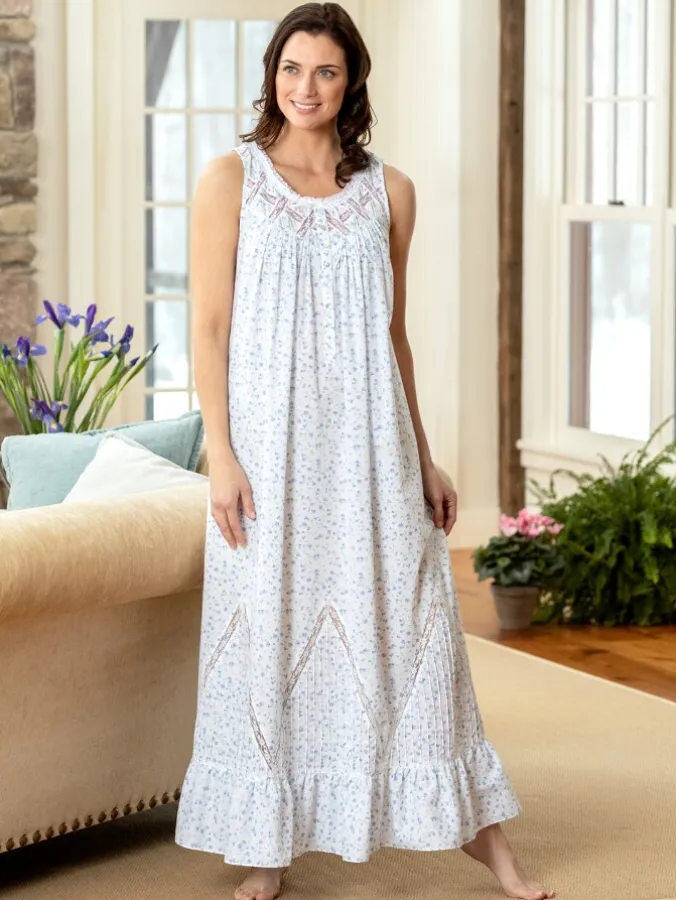 Eileen West Moonlight Sonata Long Cotton Nightgown