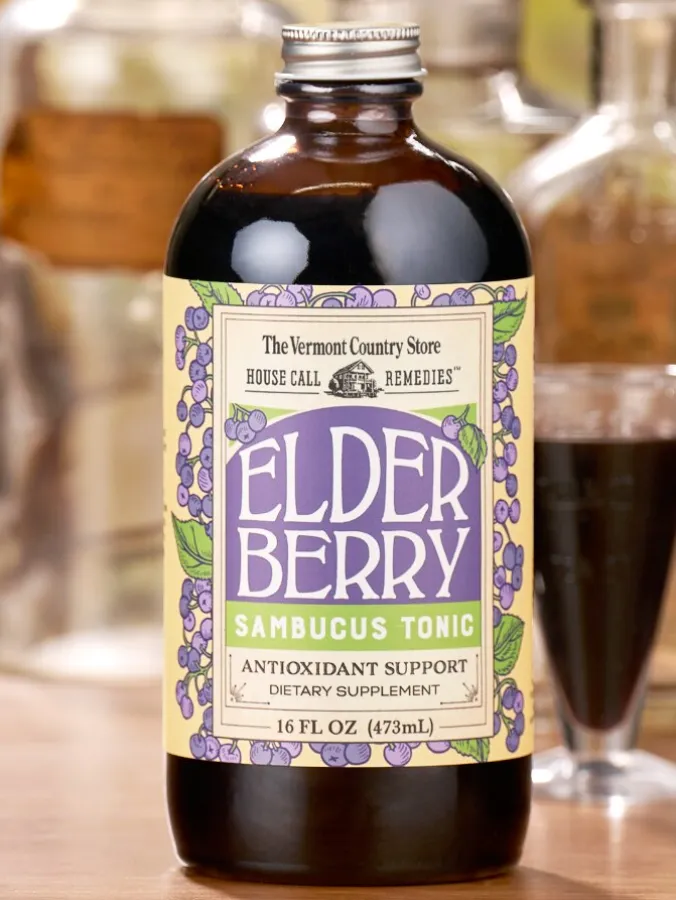 Elderberry Tonic, 16 Ounce Bottle