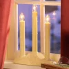 Electric Window Candle, Three Tier