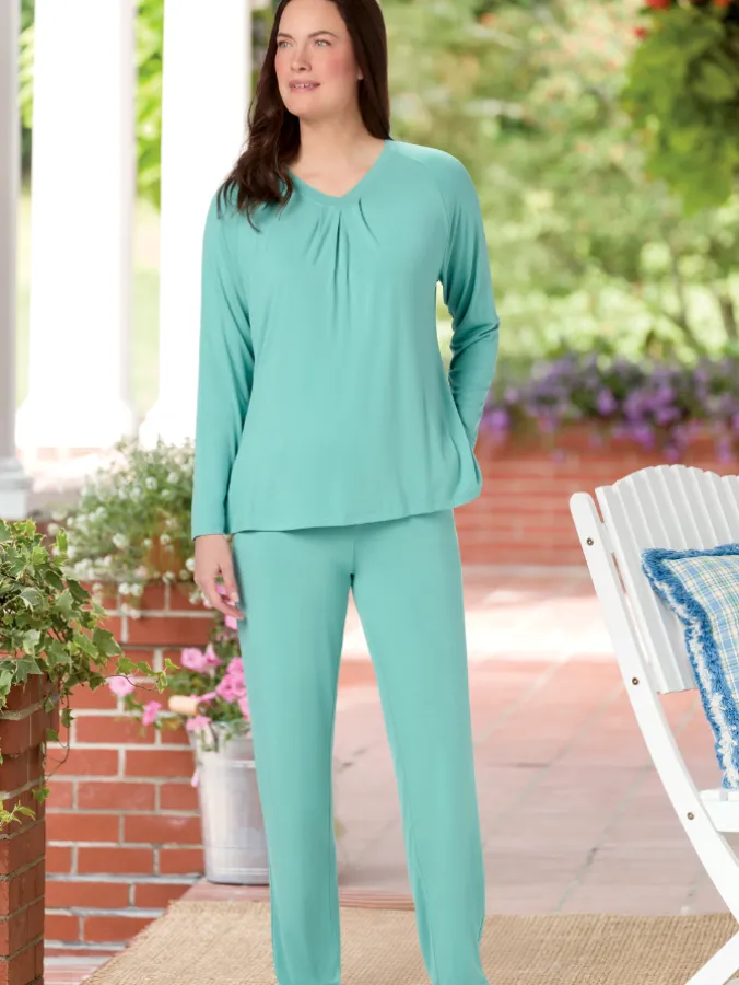 Ella Simone Cooling Bamboo Pajama Set