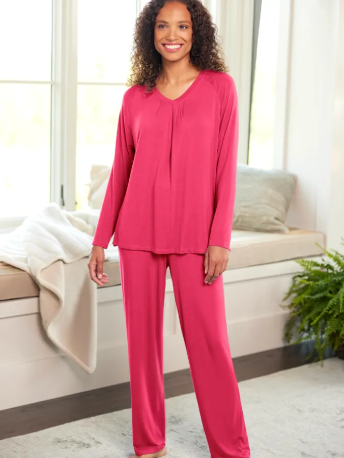 Ella Simone Cooling Bamboo Pajama Set