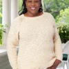 Ella Simone Cotton and Linen Boatneck Sweater