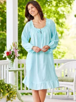 Ella Simone Cotton Poet's Nightshirt