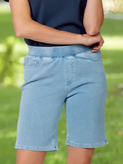 Ella Simone Cotton Terry Flex Shorts