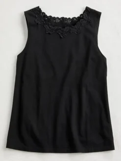 Ella Simone Double-Lace Cotton Modal Camisole