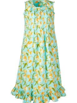 Ella Simone Dutch Tulips Floral Cotton Nightgown