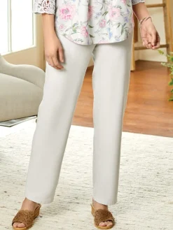 Ella Simone Easy-Care Comfort-Waist Pant