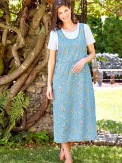 Ella Simone Floral Denim Jumper