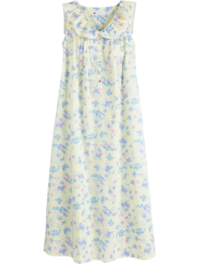 Ella Simone Garden Party Cotton Lawn Nightgown