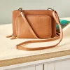 Ella Simone 3-in-1 Leather Crossbody Bag
