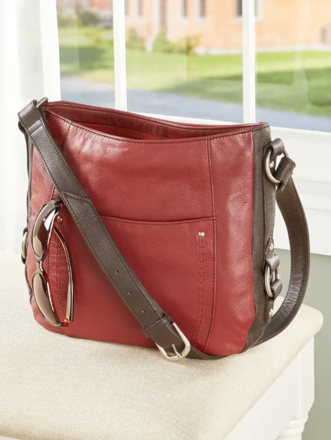 Ella Simone Manchester Leather Shoulder Bag