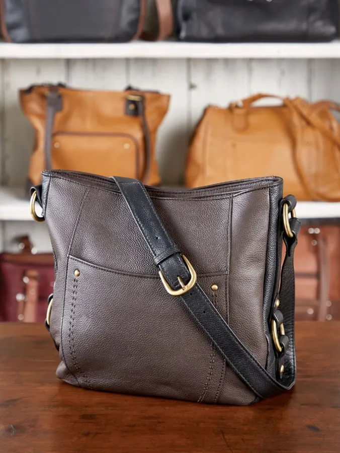 Ella Simone Manchester Leather Shoulder Bag