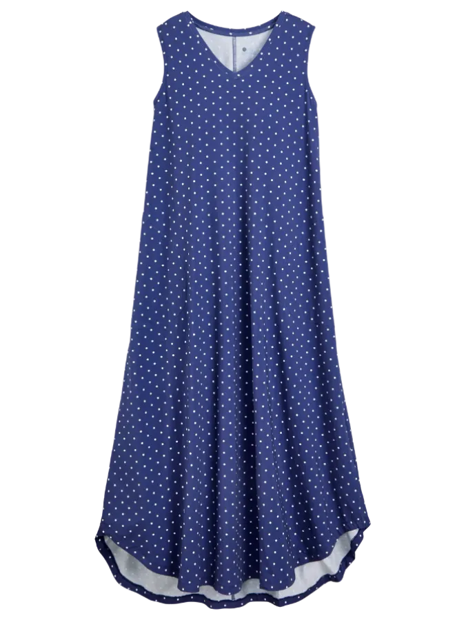 Ella Simone Polka Dot Flowy Dress