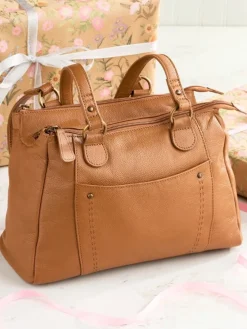 Ella Simone Rockingham Leather Organizer Bag