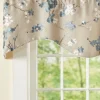 Embroidered Blossoms M-Shaped Rod Pocket Valance