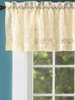 Endless Lace Rod Pocket Tailored Valance