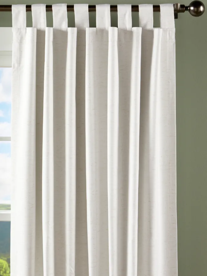 Energy-Efficient Blackout Lined Tab Top Curtains