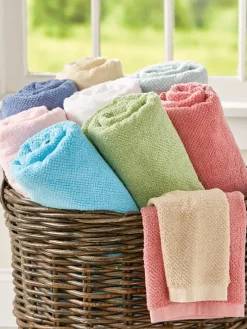 Essential Cotton Open-Stock Bath Towel Collection