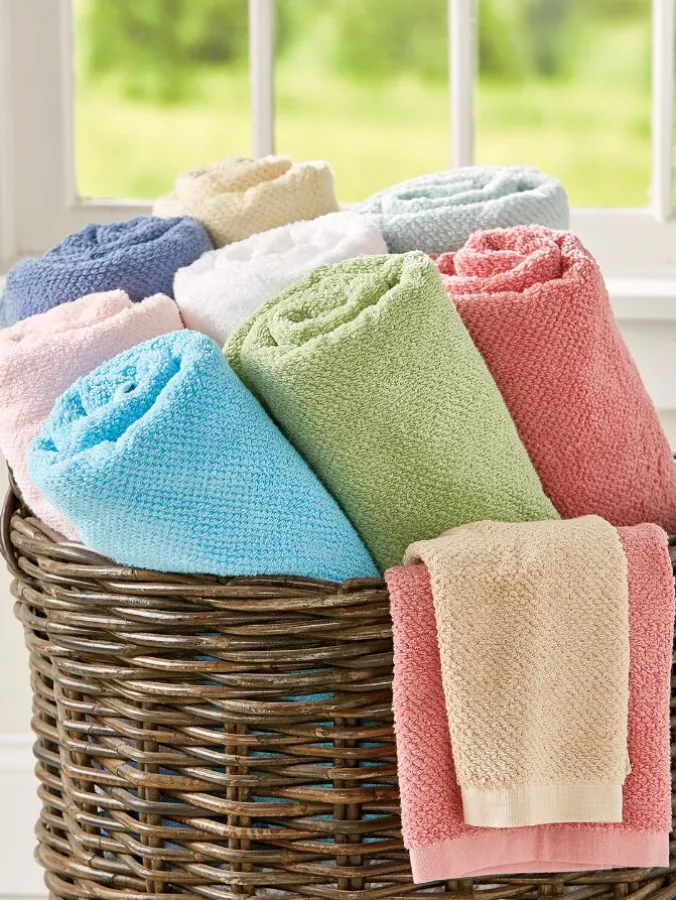 Essential Cotton Open-Stock Bath Towel Collection