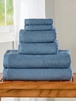 Essential Cotton 6-Piece Bath Towel Set