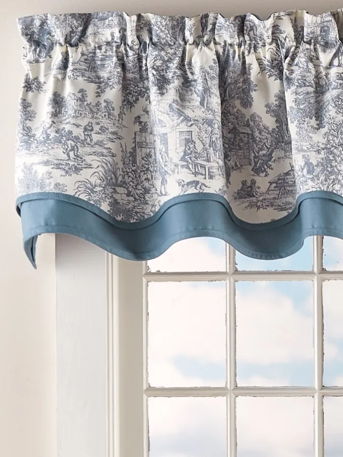 Essex Toile Rod Pocket Bradford Valance